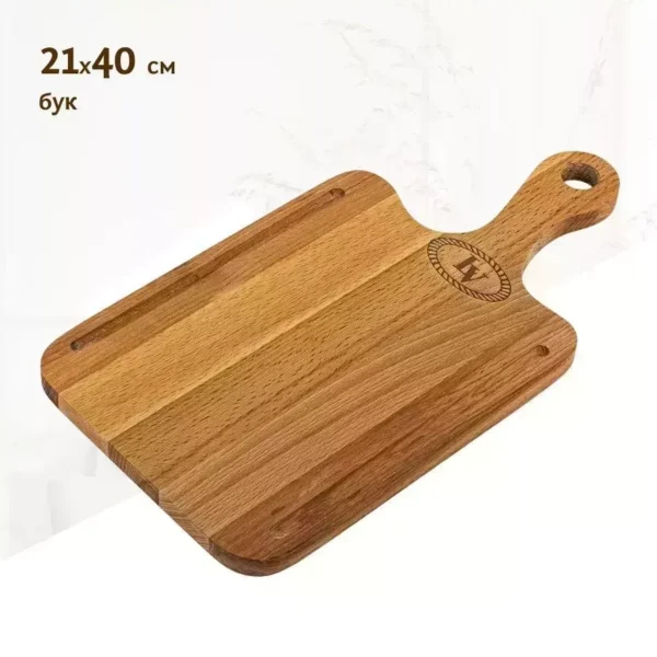 888-411 Доска разделочная бук 21х40